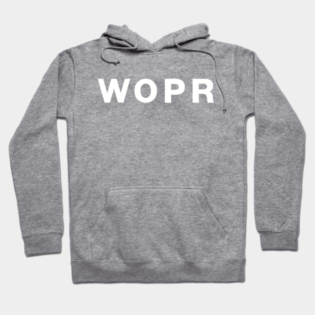 WOPR Hoodie by Nate's World of Tees